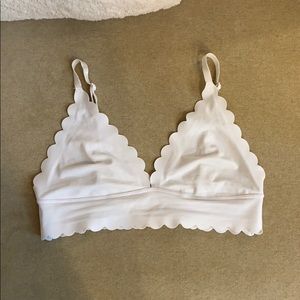 Scalloped bralette